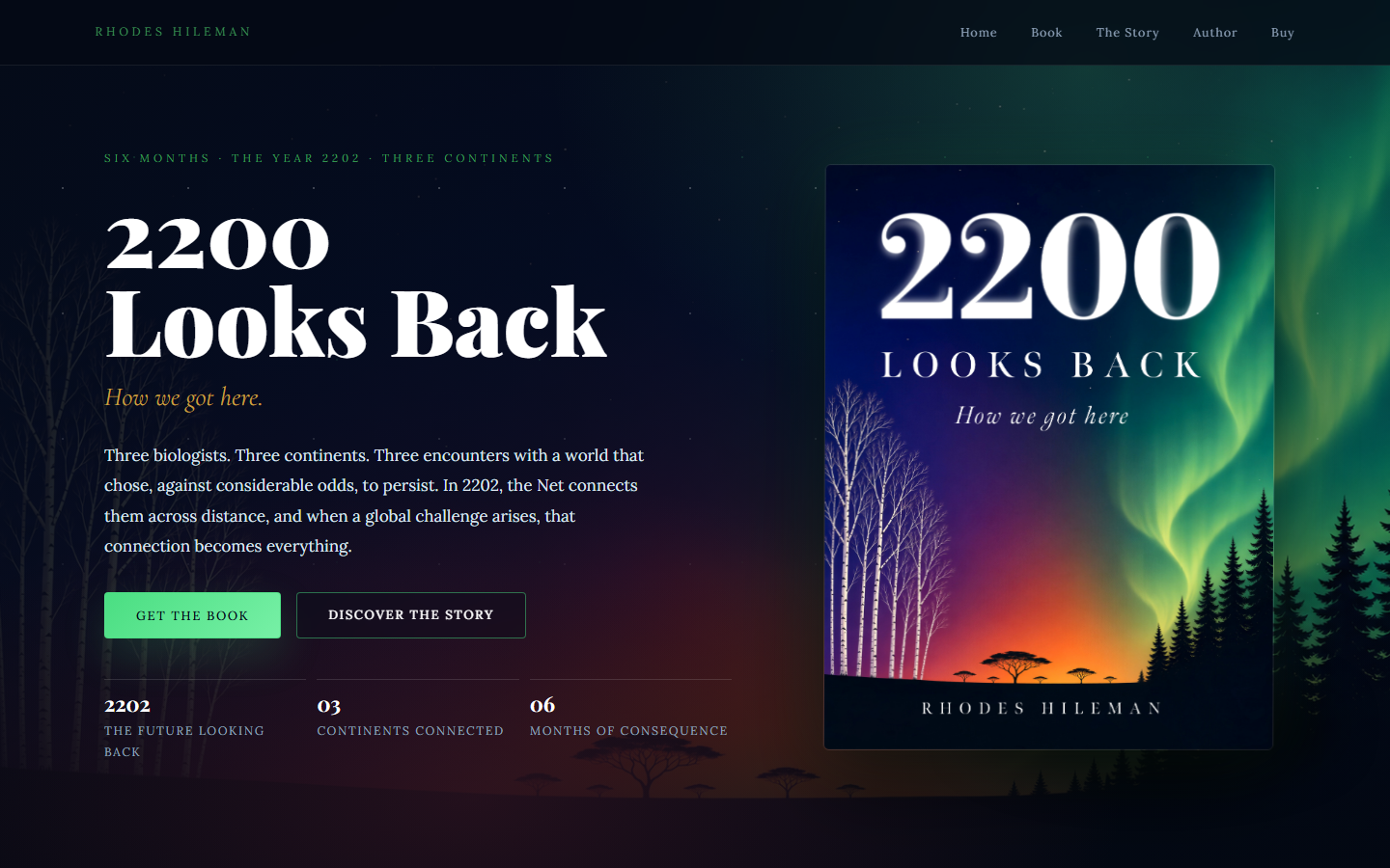 Rhodes Hileman author website homepage