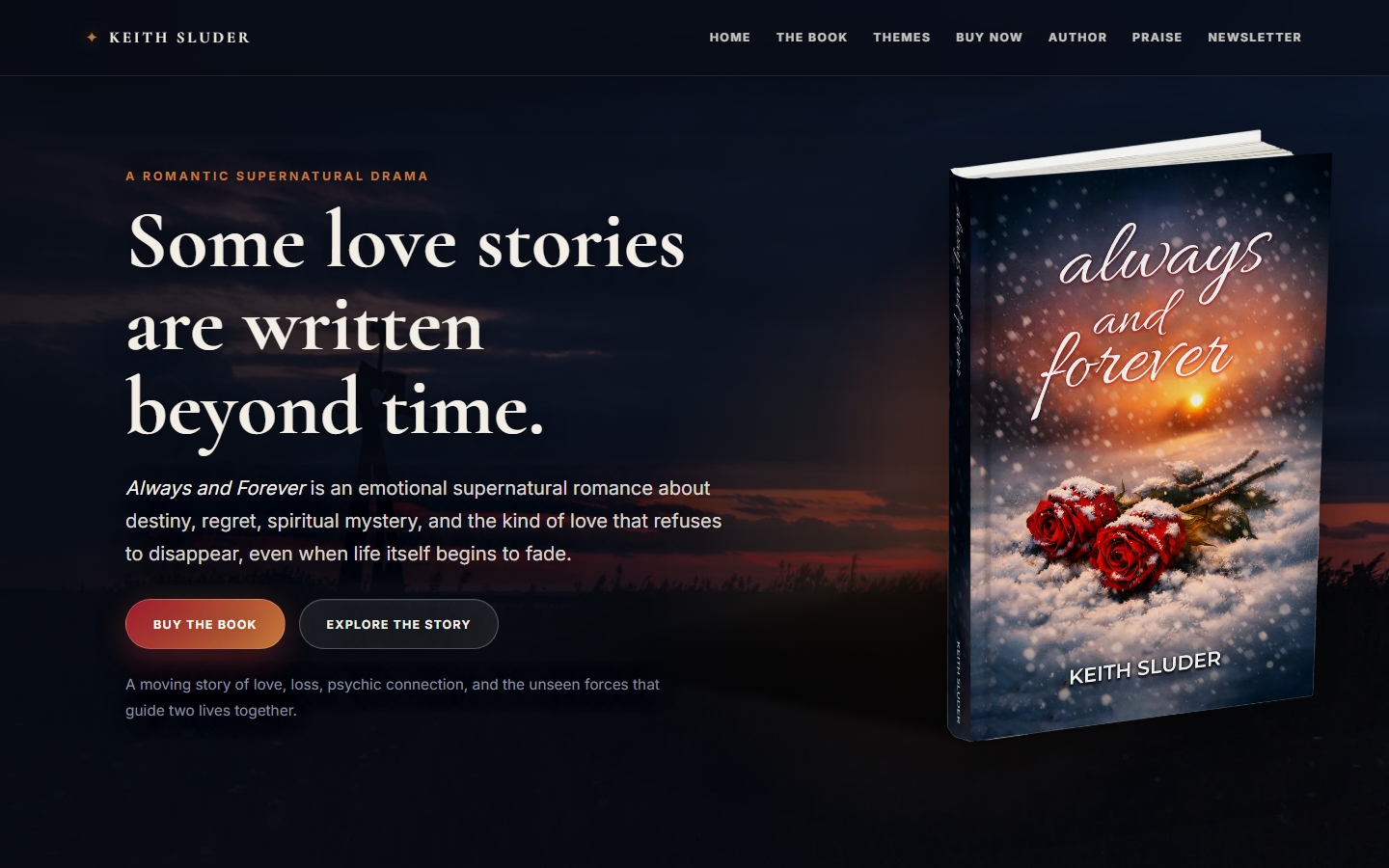Keith Sluder author website homepage